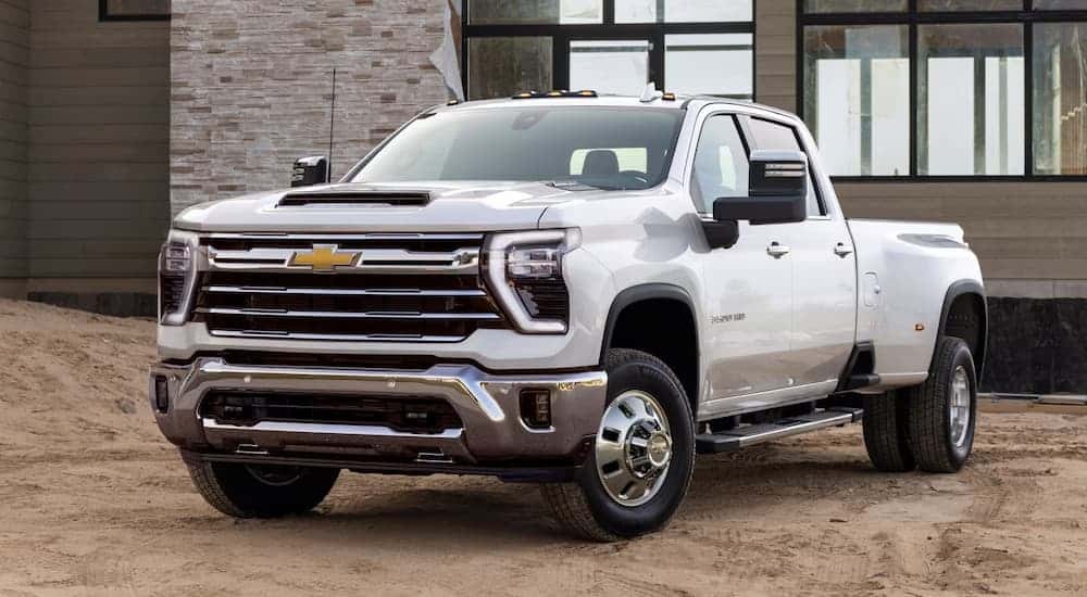 A white 2025 Chevy Silverado 2500 HD for sale near Bessemer.