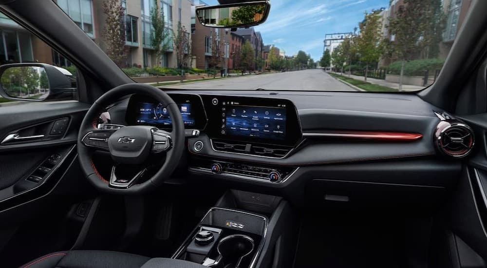 Black dash in a 2026 Chevy Equinox for sale near Gardendale.