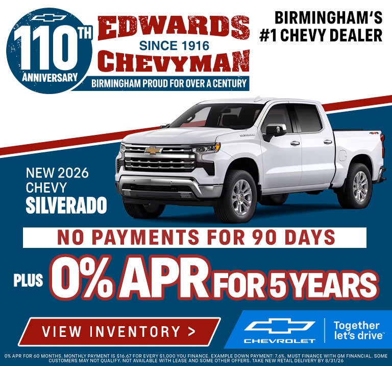 2026 silverado 1500. 0% apr for 60 months.