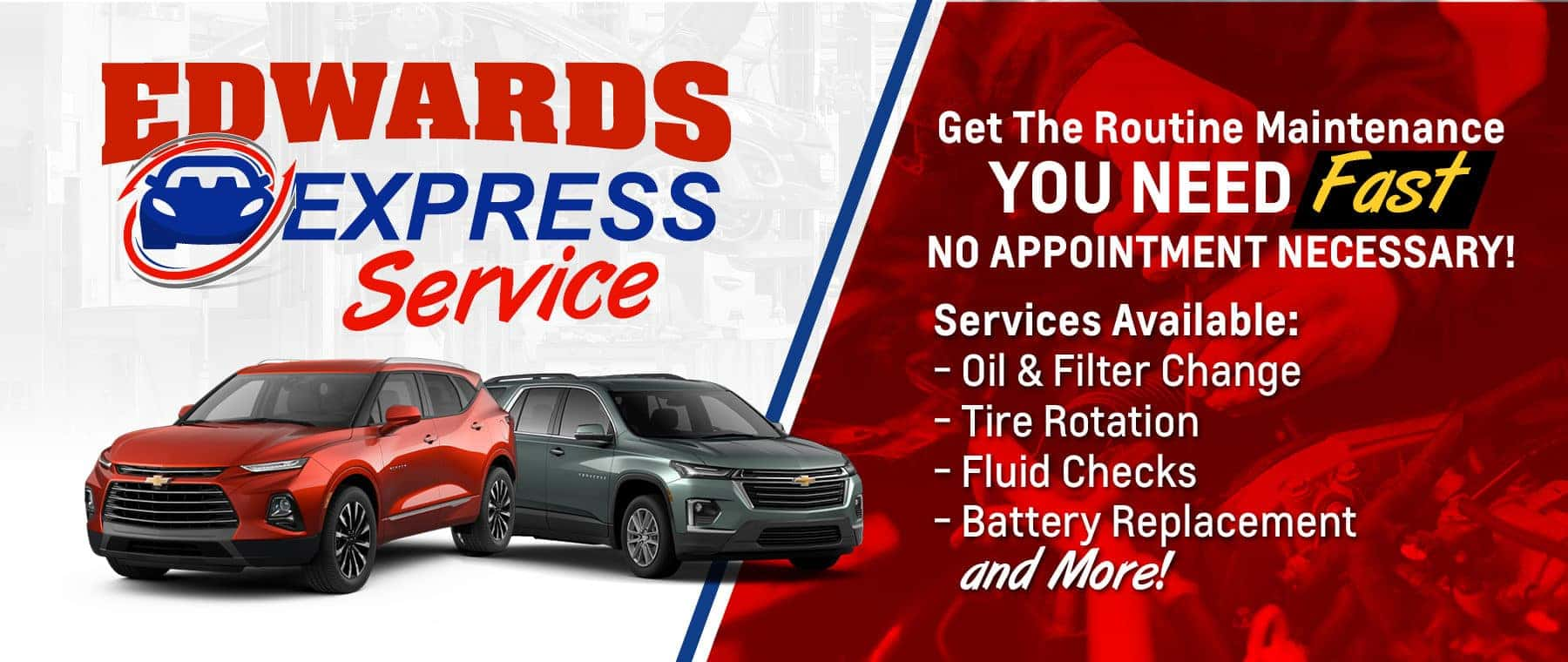 Get the Routine Maintenance at Edwards Chevrolet Downtown in Birmingham AL